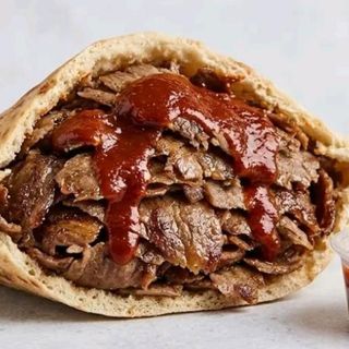 Donner kebab solo carne y qeuso