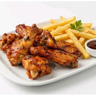 Alitas de pollo( 6 uds)