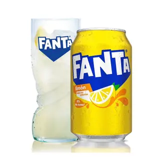 Fanta Limón lata 330ml芬达柠檬味汽水