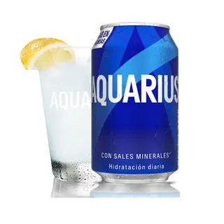 Aquarius Limón lata 330ml水动乐柠檬味电解质饮料