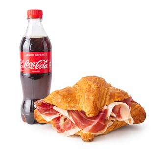 Croissant Jamón Ibérico + Bebida