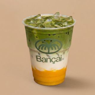 Iced Mango Matcha Latte