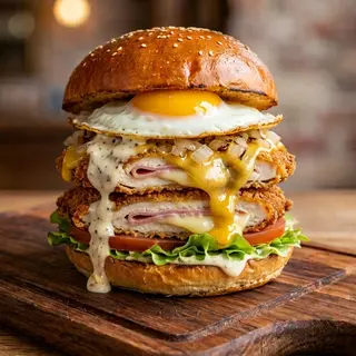 Hamburguesa Cordon Blue