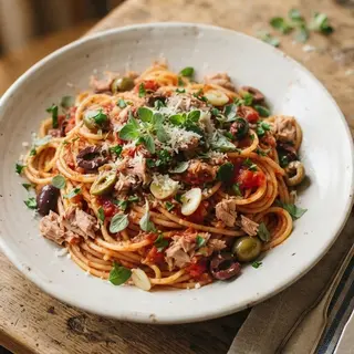 Espaguetis Al Tonno