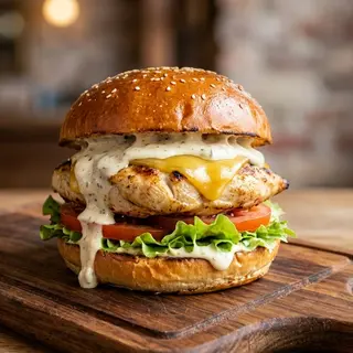Hamburguesa de Pollo