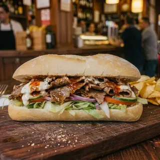 Bocadillo de Kebab