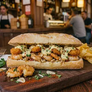 Bocadillo de Gambas