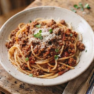 Espaguetis Bolognesa