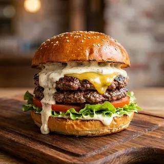 Hamburguesa Doble de Ternera
