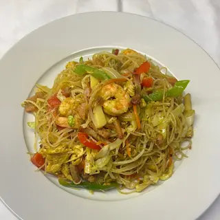 Fideos De Arroz Al Curry