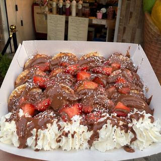 Chocolate Y Fresas (Mini Panqueques)
