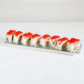 Uramaki California con tobiko (8 uds.)