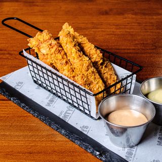Racion de Tiras De Pollo Crujientesa