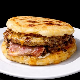 Arepa Smash Bacon 2 carnes Promo