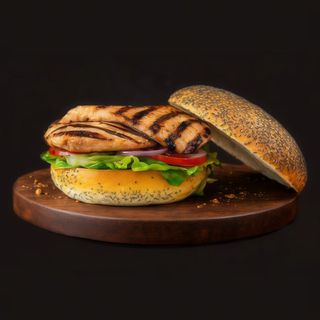 Hamburguesa De Pollo De La Rambla