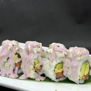 Morado Crema Queso Salmon Roll/8pz