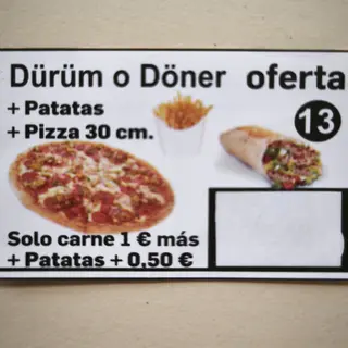 Menú 13