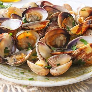 Almejas a la plancha
