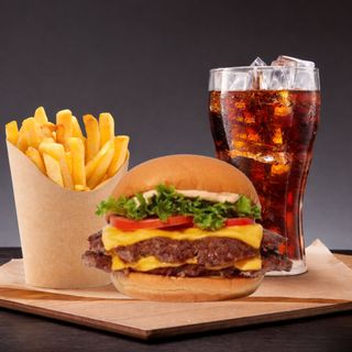Menú Doble Smash Burger