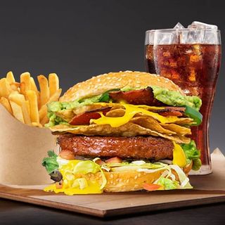 Menú Black Bean Burger