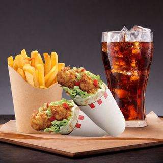 Menú Wrap De Pollo Crujiente