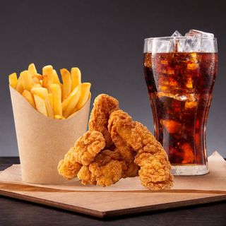 Menú Tiras De Pollo