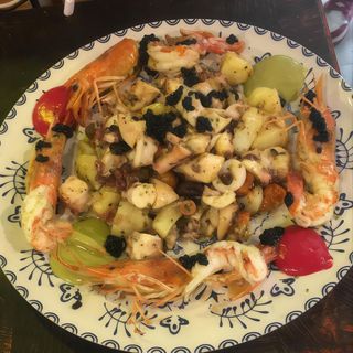 Pulpo con Langostinos Real