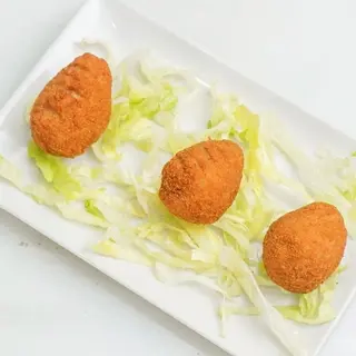 Croquetas queso parmesano y bacon 7 uds.