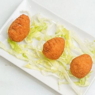 Croquetas queso parmesano y bacon 7 uds.