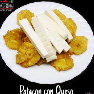 Patacones con queso