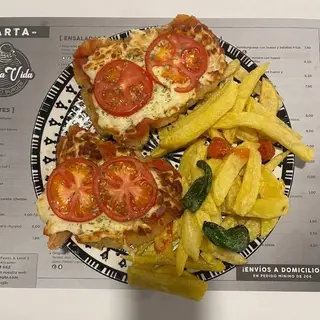 Milanesa A La Napolitana