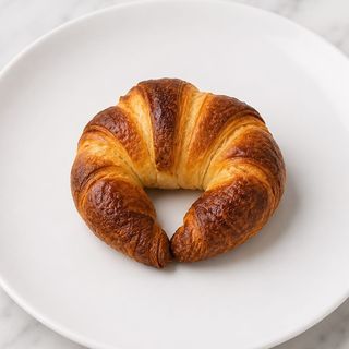 Croissant mortadela con aceituna