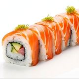 Rainbow Roll Salmón Uramaki (8 Uds.)