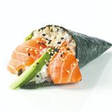 Temaki De Salmón Con Aguacate (1 Pza.)