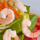 Ensalada Con Gambas Y Cangrejo