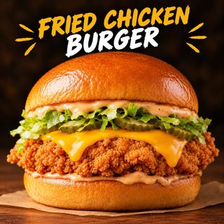 Fried Chicken Burger