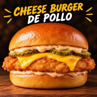 Cheese Burger de Pollo
