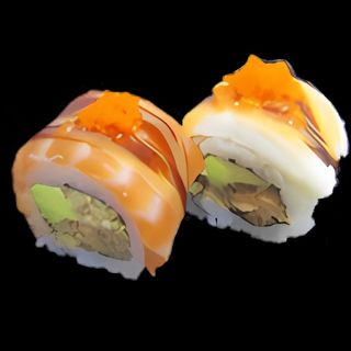 D41 URAMAKI SALMON Y GAMBA (8U)