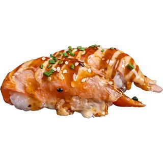 D7 Nigiri de salmón braseado