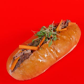 Bánh Mi De Ternera En Salsa Coreana