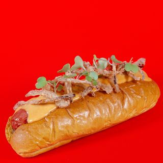 Hot Dog En Pan Casero De Curry Japones
