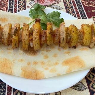 Patatas A La Parrilla Con Tocino (150 G. A 200 G. Aprox.)