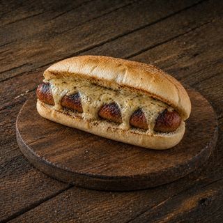 Choripán Con Queso