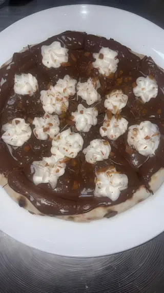 Pizza Con Nutella 30 Cm.