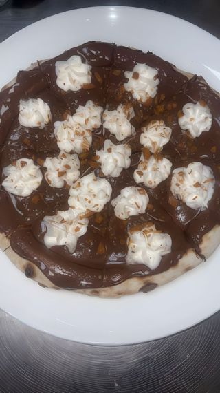 Pizza Con Nutella 30 Cm.