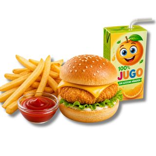 Menú Burger Pollo
