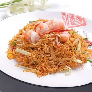 42.  Tallarines al wok