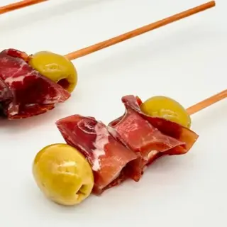 Gilda de cecina y queso