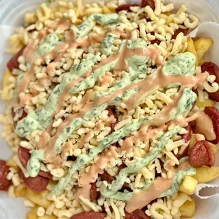 Salchipapas Costeña