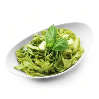Tallarines Verdes Con Lomo Saltado